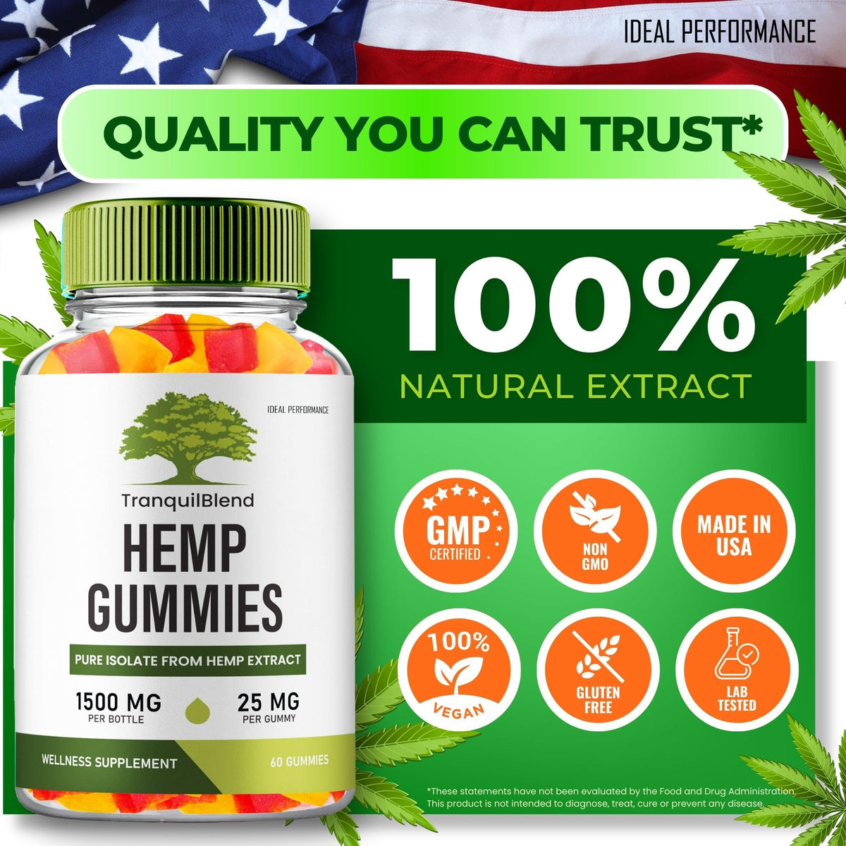 Hemp Gummies with Hemp Seeds Organic Extract 3 Pack V32984