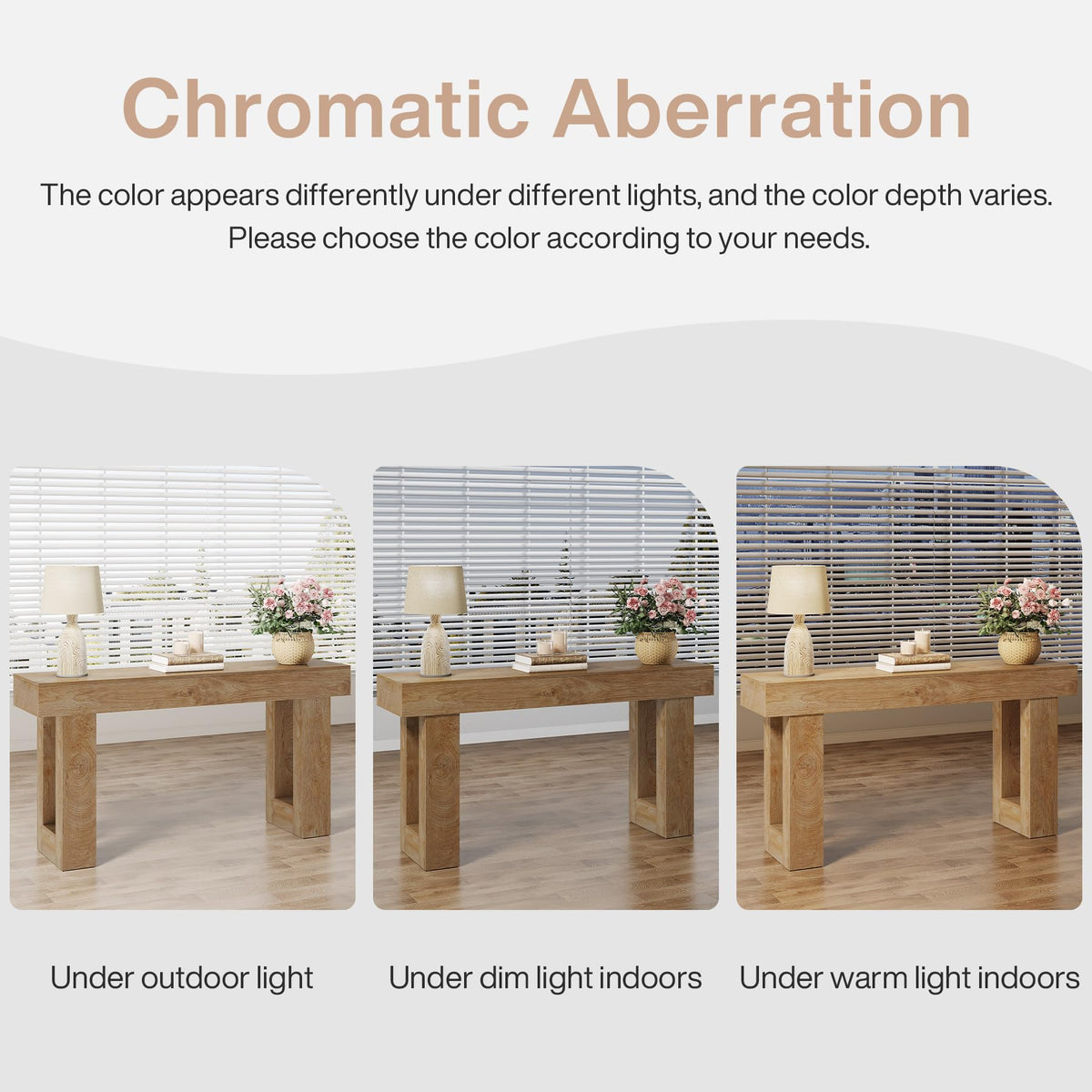 63-Inch Wooden Rectangular Console Table G70799