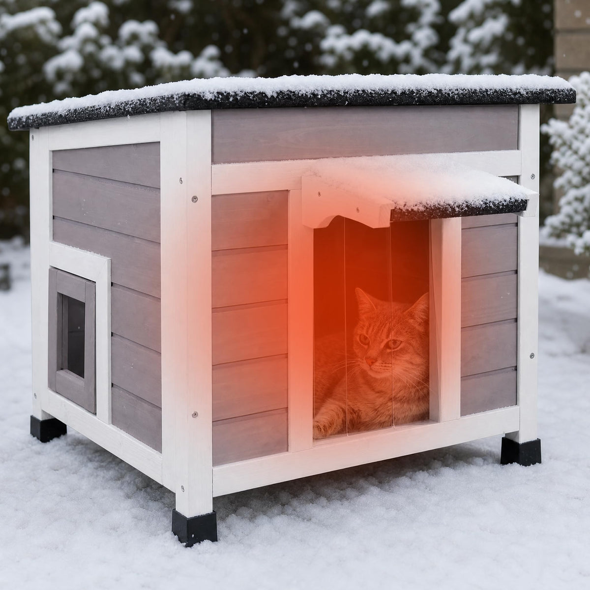 Insulated Outdoor Cat House I4116