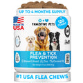 Chewable Flea and Tick Prevention for Dogs 120 Soft Chews I3087
