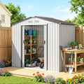 7' x 4' Metal Outdoor Storage Shed U7564