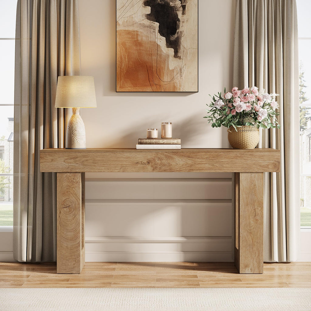 63-Inch Wooden Rectangular Console Table G70799