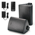 5.25" 300W Bluetooth Outdoor Speakers IPX5 Waterproof Black 2-Pack V973225