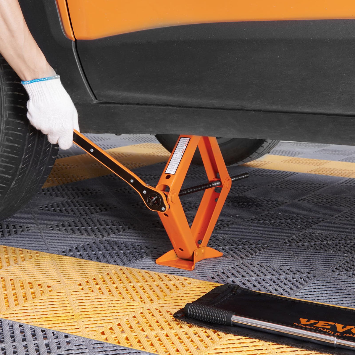 2.5 Ton Scissor Car Jack with Lifting Range B289