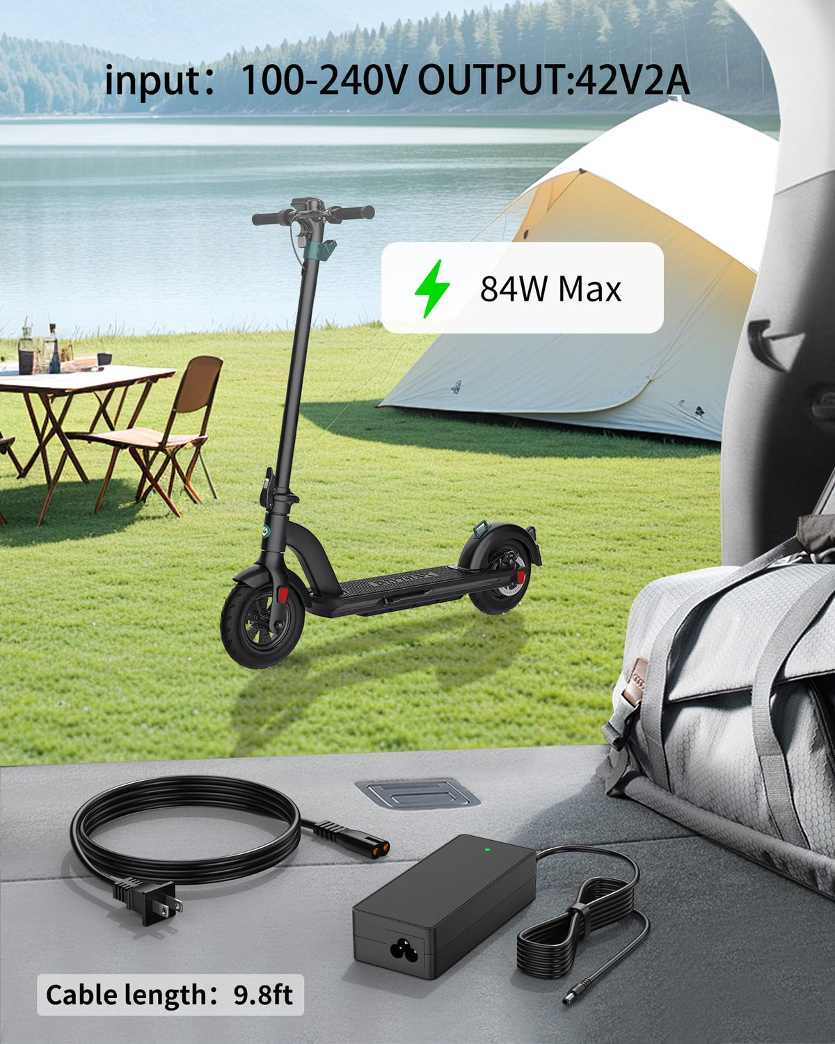 42V 2A Electric Scooter Charger N9969