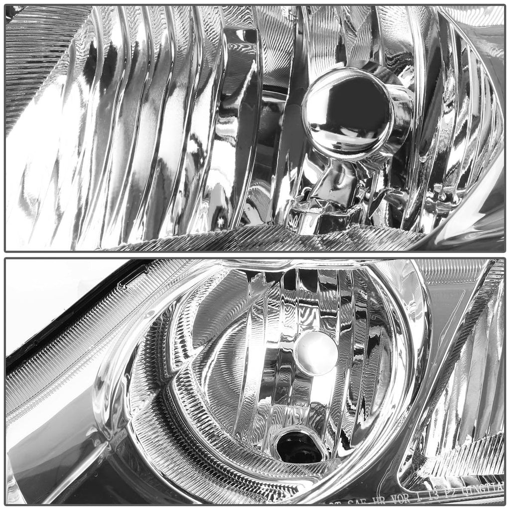 Headlights Assembly Chrome Amber Q817628