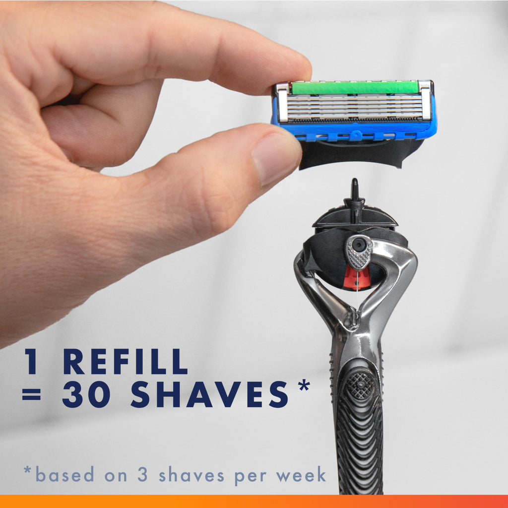 5-Blade Razor with Travel Case L540496