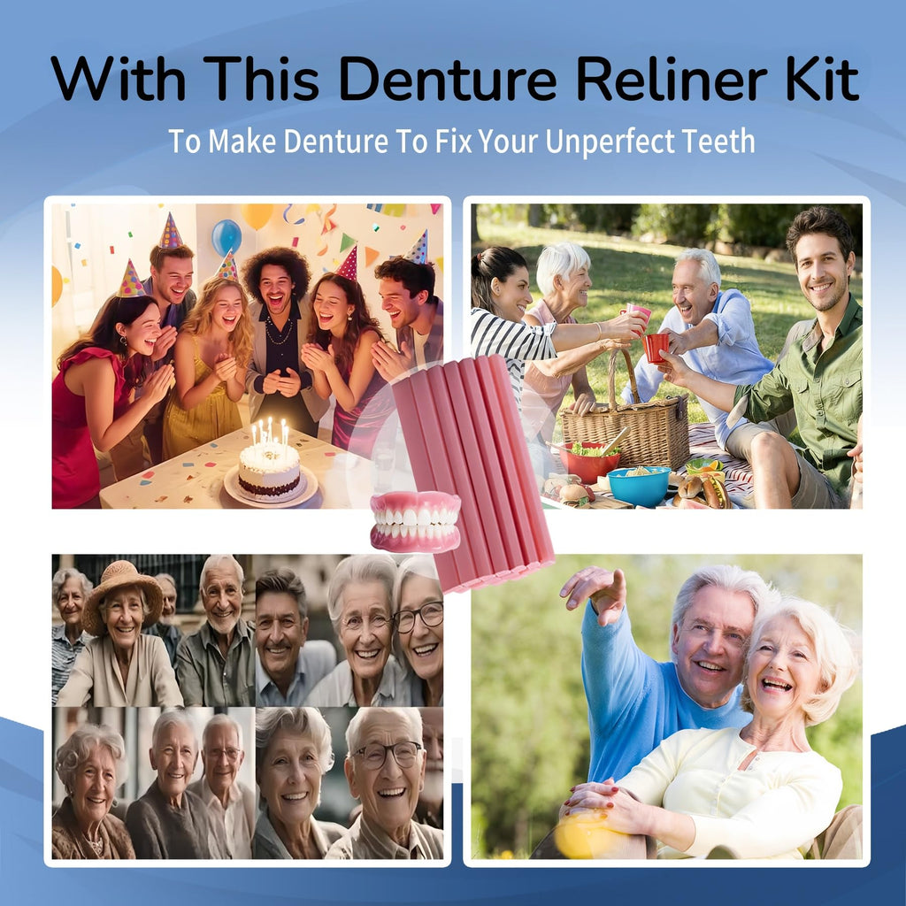 Denture Reline Kit for Upper and Lower Dentures A877589