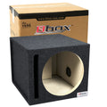 Single Vented 12 Inch Subwoofer Box with Nickel Finish Terminals C9138