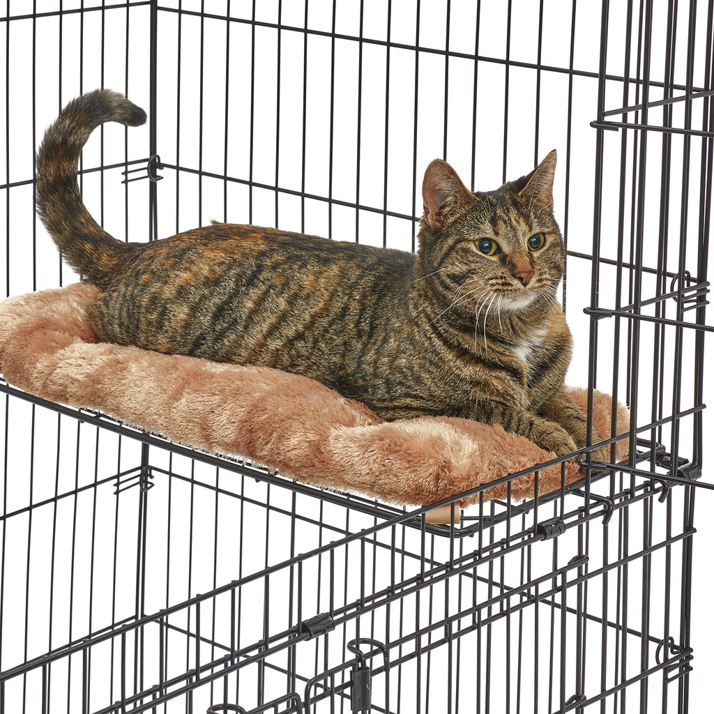 Folding Metal Cat Playpen with 3 Platforms A49709