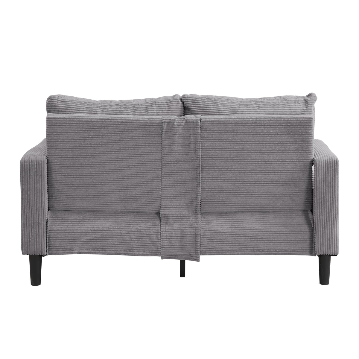 Light Gray Upholstered 2 Seat Loveseat Sofa D686365