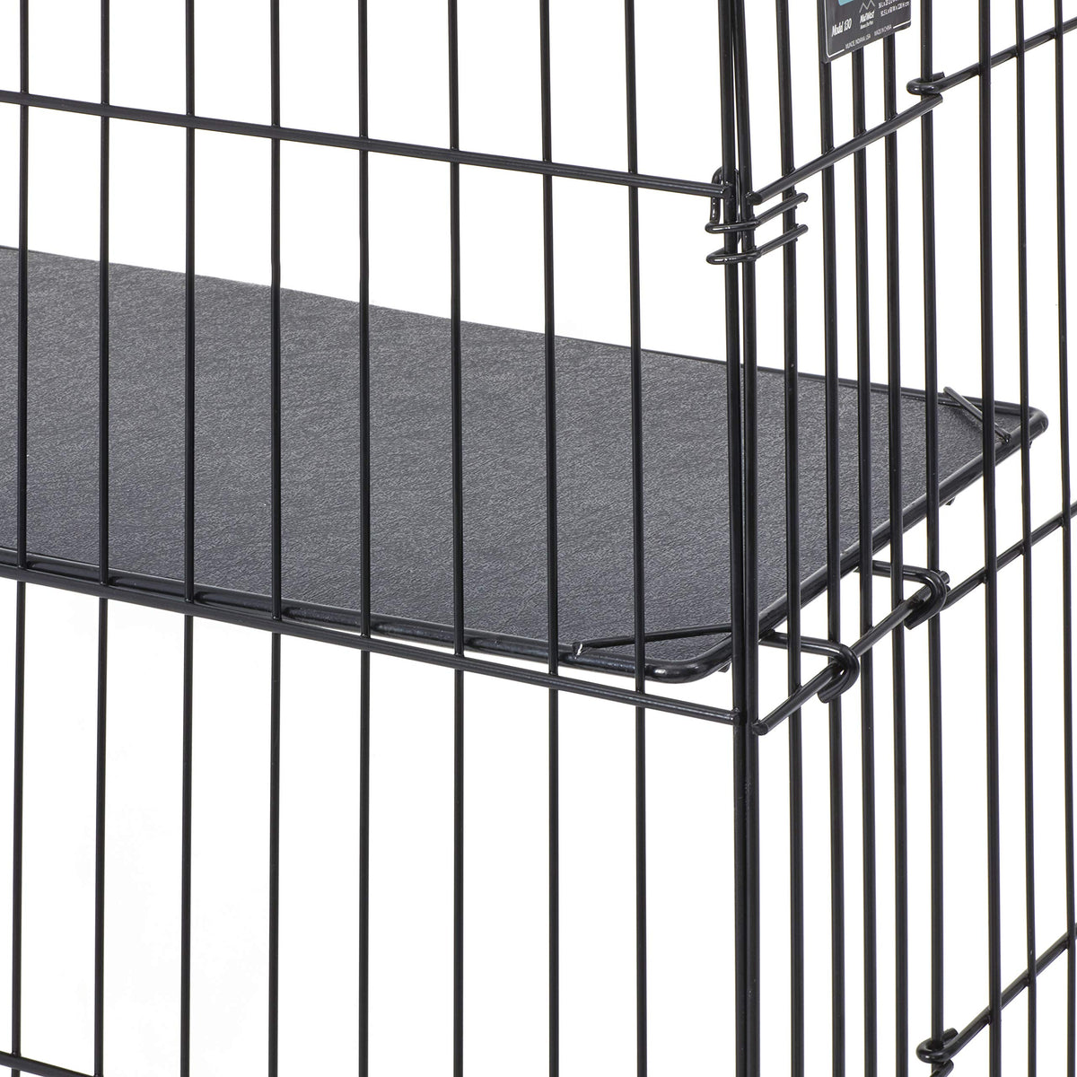 Folding Metal Cat Playpen with 3 Platforms A49709