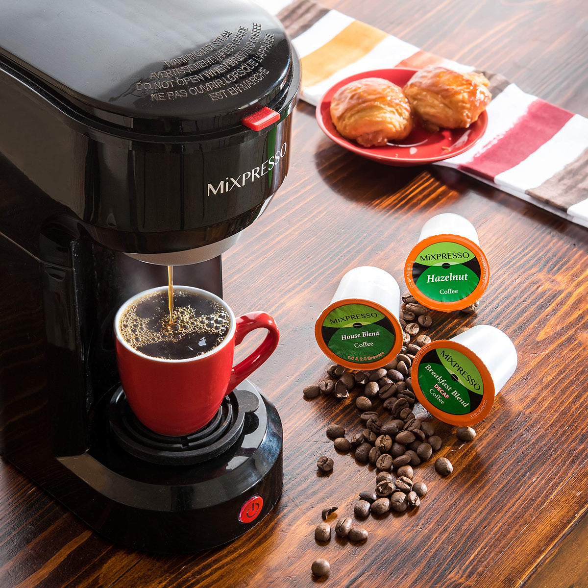 Single Serve Coffee Maker for K Pods & Grounds J578