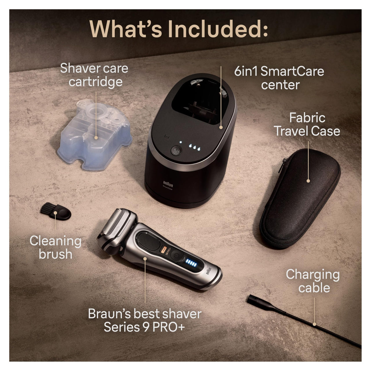 Electric Razor with 5 Shave Elements and Trimmer P27394